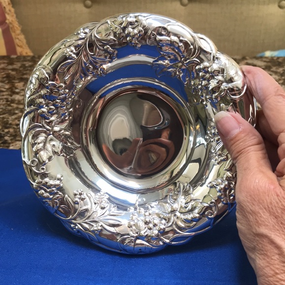 Pilgrim Silver-plate Bowl - Candy Dish Vintage. - Picture 8 of 10